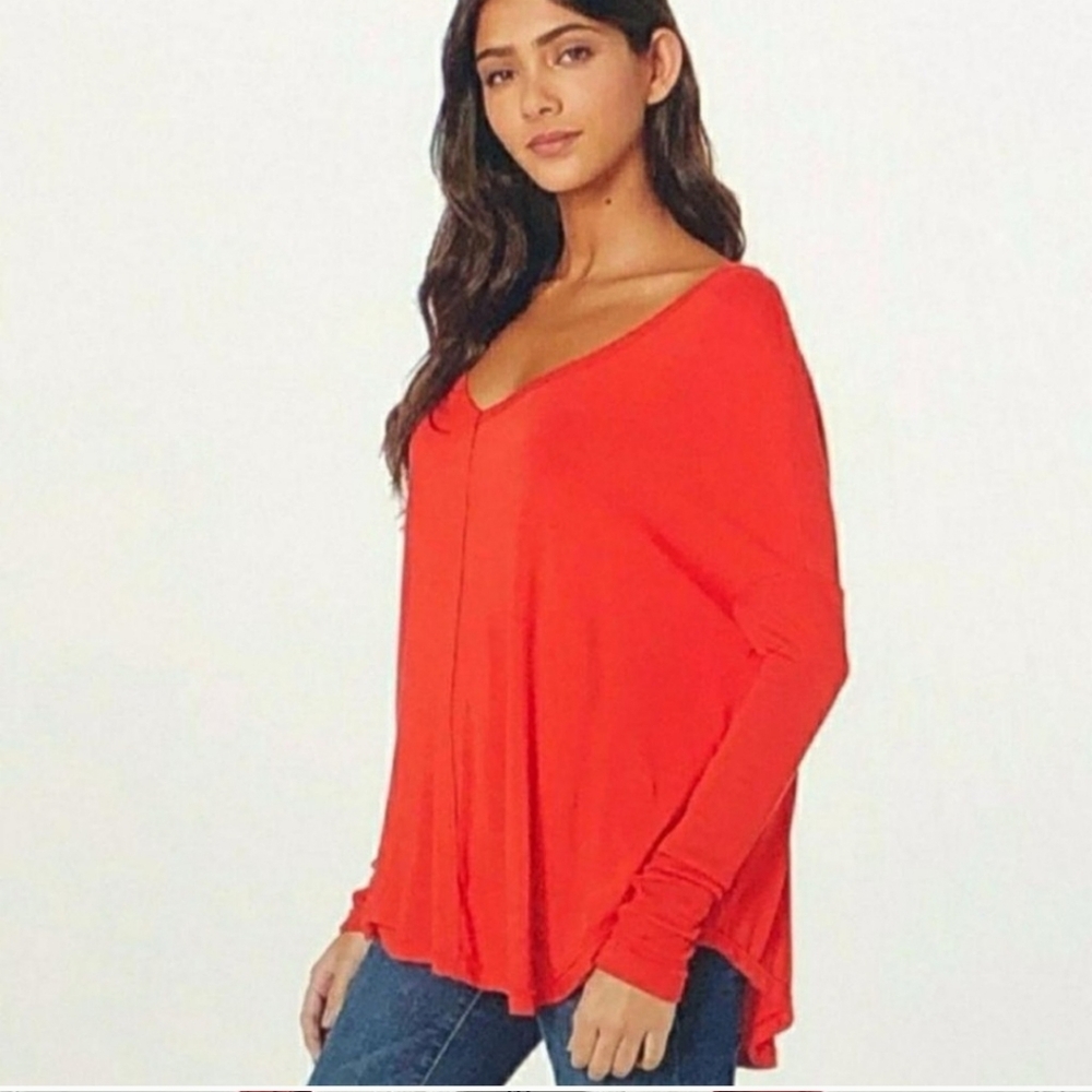 NWT Free People Love Glare Oversized Top, Size Small